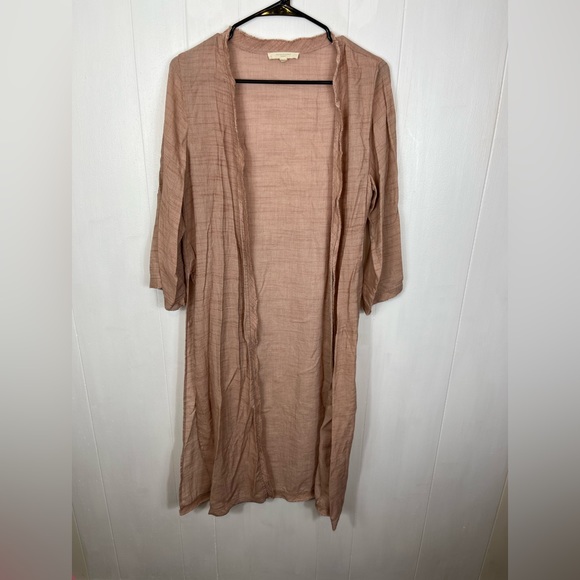 Grade & Gather Maxi Front Tie Cardigan Sz S/M - Picture 9 of 9